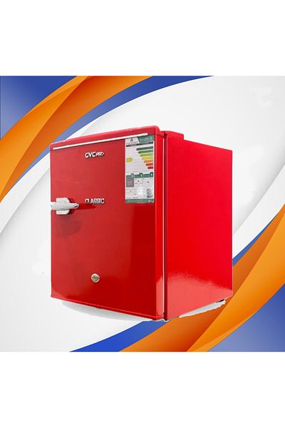 GVC PRO GVC Classic Single Door Refrigerator - 1.7 cu. ft. - 48 L - Red - GVRG-77-R