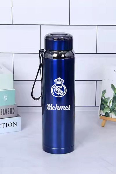 İŞTE BU 1 Liter Stainless Steel Team Emblem Printed Thermos |   12 Hours Hot and Cold Keeping |   Durable Structure