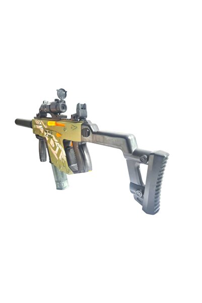 SDX Market Pistol de jucărie, cu baterii, electric și manual, 80 cm, 20 gloan...