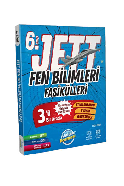 Ünlüler Karması 6. Sınıf JETT Fen Bilimleri Fasikülleri ve Telefon Tutucu