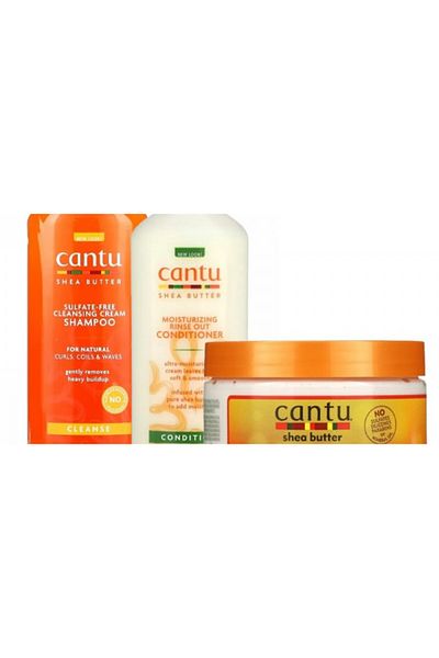 Cantu Hair Care Bundle: Shampoo + Conditioner + Mask