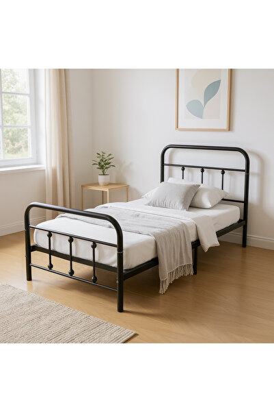 Home Box سرير فردي معدني من موفو أركاديا - 90×200 سم