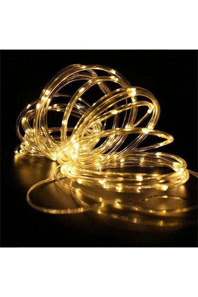SDX Market Christmas LED Light Hose Installation, 480 LEDs, Warm White, 20 m, power supply included