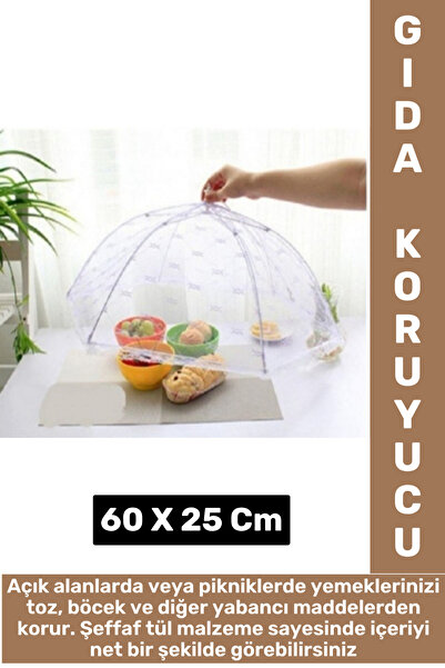 Wintoup Camping Picnic Outdoor Wind Dust Fly Insect Protector Foldable Practi...