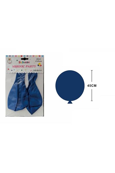 SDX Market Set of 2 Balloons, Mirific Party, Dark Blue, 45 cm, Latex