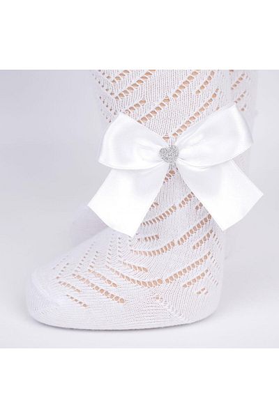 Katamino Pony Mesh Baby Pantyhose with Bow Detail