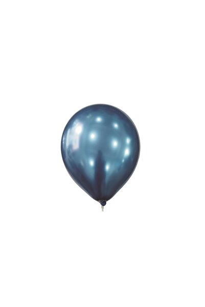 SDX Market Set de 20 de baloane din latex, albastru crom, 30 cm