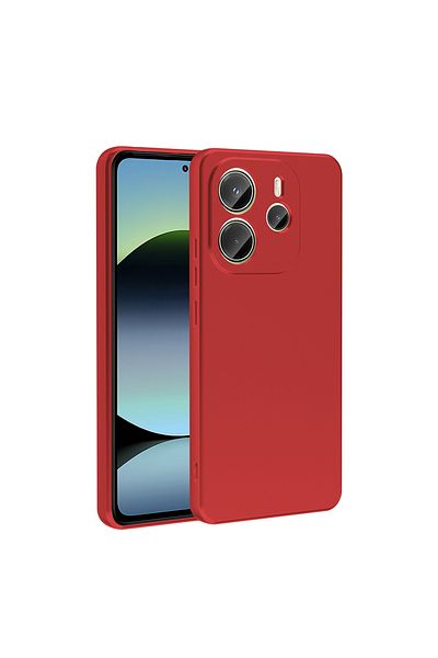 HTstore حافظة هاتف Redmi Note 14 4G المتوافقة مع Xiaomi من Zore Premier - أحمر