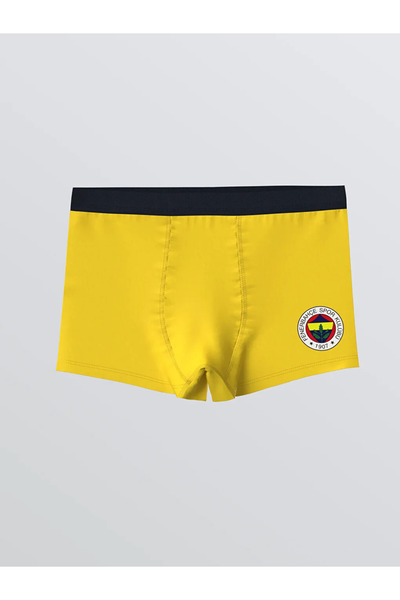 LC Waikiki LCW Kids Sari Fenerbahçe Baskılı Erkek Çocuk Boxer 2'li
