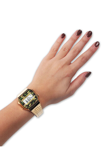 Casio Ceas bărbătesc A168WEGC-3EF, cuarț, 36mm, 1ATM