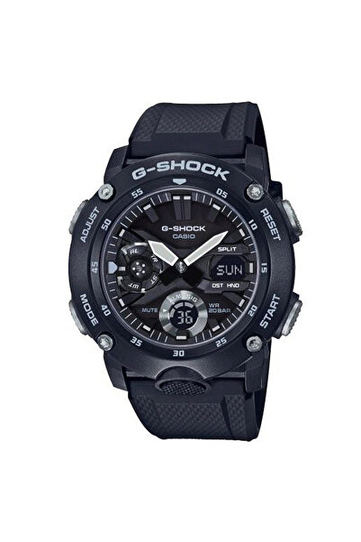 Casio Mens Watch GA-2000S-1AER, Quartz, 46mm, 20ATM