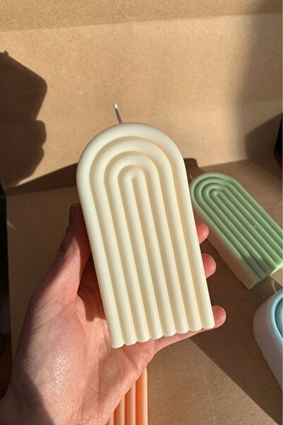 seneminatolyesii Dekoratif Gökkuşağı Şekilli Kokulu Mum – El Yapımı & Renkli ...