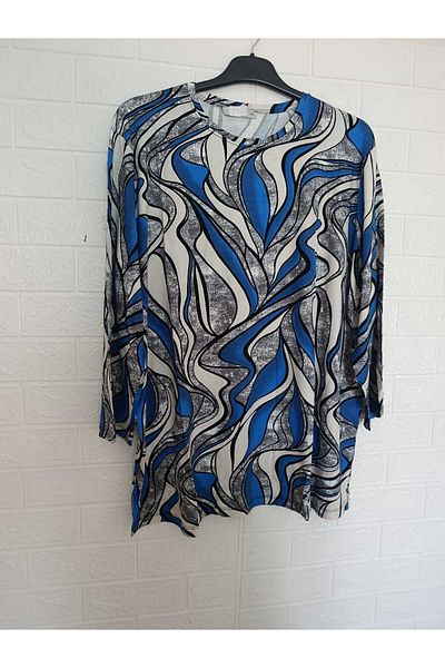 anne moda ankara Very Large Size, Super Quality Viscose, Summer, Long Sleeve, Buluz