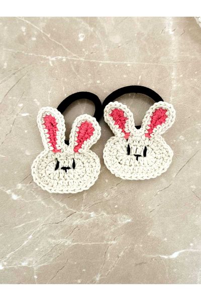Momsada Geanta pentru copii albă model Rabbit și model de costum cu cataramă din 2 piese