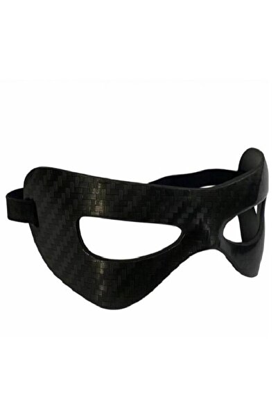 HERALDİS Osimhen Maskesi Lastikli Karbon Desen Çocuk MDF Anahtarlık ile