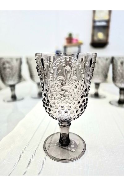 Avantaj Kapıda Set of 6 Acrylic Water Soft Drink Ayran Cups (Not Glass) – | Unbreakable |   Home and Business Gift
