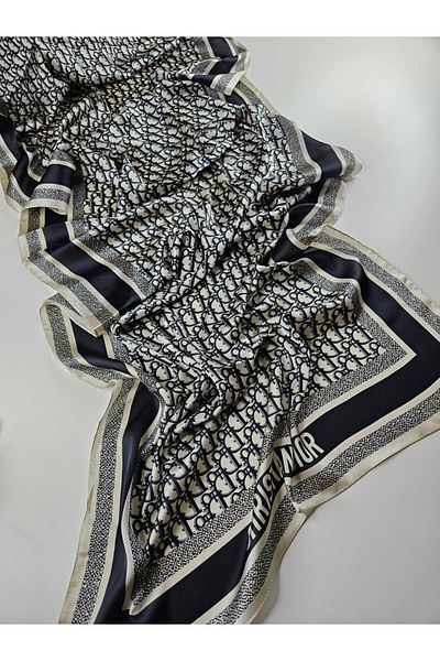 Webinay Home Εισαγόμενο μεταξωτό σάλι Voile Scrafs Hijab Dior Silk Voile Shawl