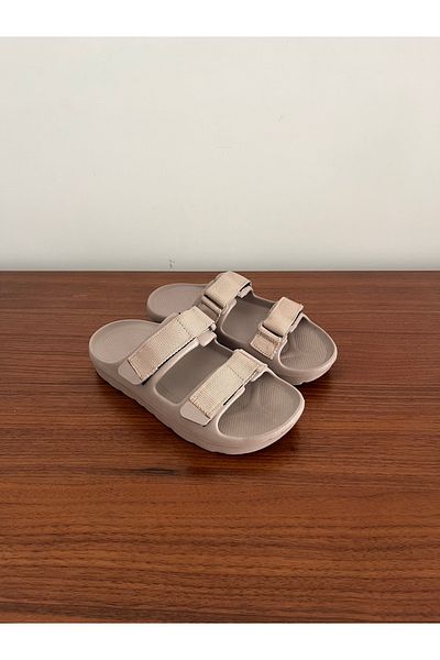 Behtah Kundura Adjustable Velcro Anatomical Sole Ultra Light Soft And Flexible Non-Slip Beach Pool Sea Slippers