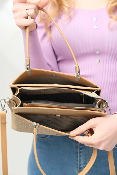 Just Polo Women's Medium Size Waterproof Stylish Comfortable Hand and Shoulder Bag Shopper 234045Pc