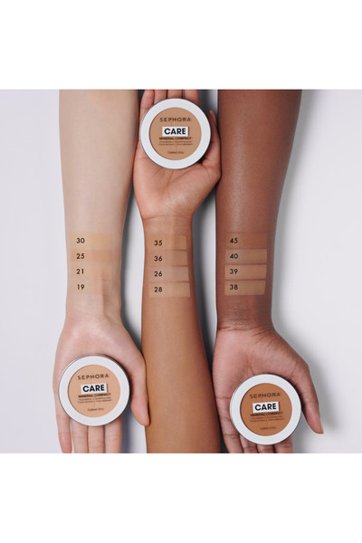 SEPHORA Mineral Compact - Soothing Effect Foundation, Suitable for Sensitive Skin, Skin Tone Equalizer