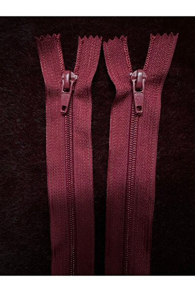 e tuhafiye 2 тъмночервени къси ципа T10 (16 cm)