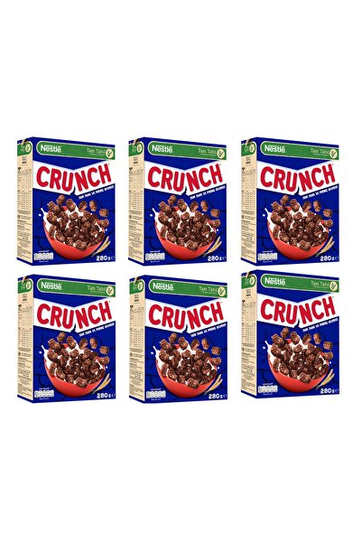 Nestle Crunch Tam Tahıl ve Pirinç Gevreği Kutu 280 Gr x 6 Adet