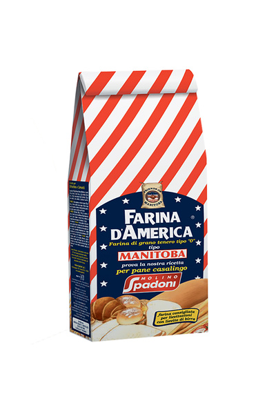 Farina D'America Flour type 0 Manitoba Molino Spadoni, Farina D'America, 1 kg
