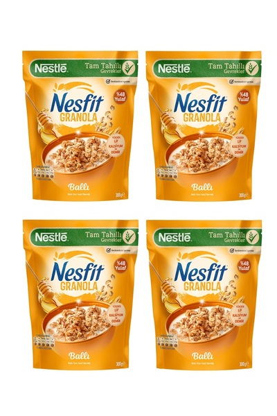 Nesfit Ballı Granola 300 Gr x 4 Adet