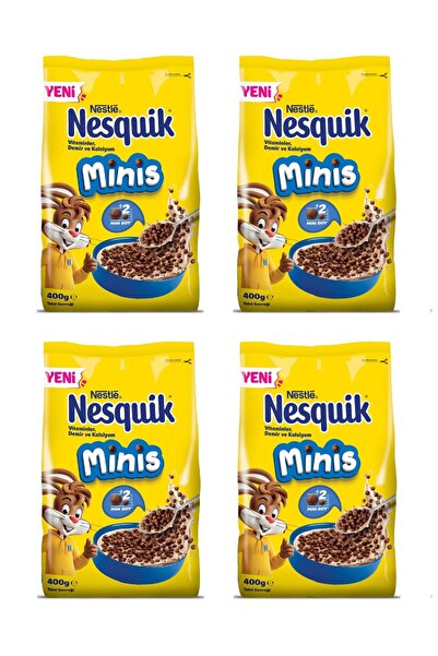 Nesquik Minis Mısır Gevreği 400 Gr x 4 Adet