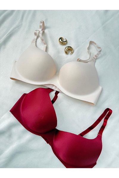 İNKO İÇ GİYİM Laser Cut Seamless Underwire Padded 2-Piece Bra