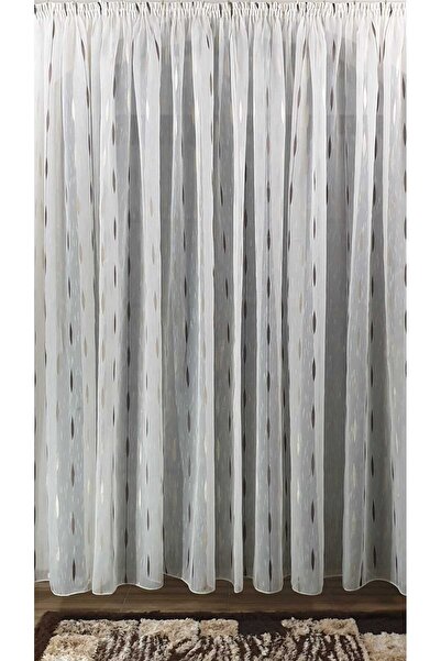 Mastel Perdea crem model M4 confectionata cu rejansa