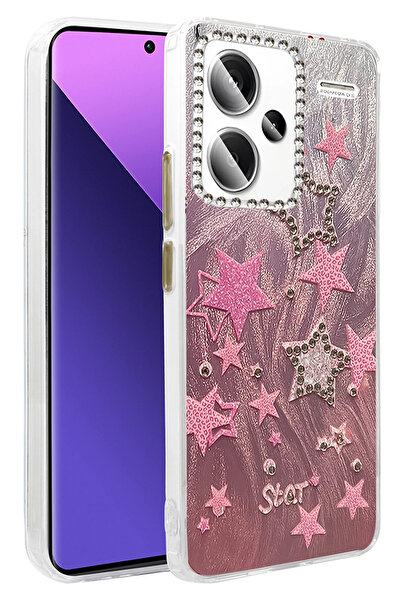 NewFace غطاء حماية لهاتف شاومي ريدمي نوت 13 برو بلس من سيبتيم، غطاء بنمط مرآة...