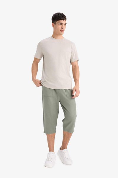 DeFacto Regular Fit Cotton Capri E5348Ax25Sm