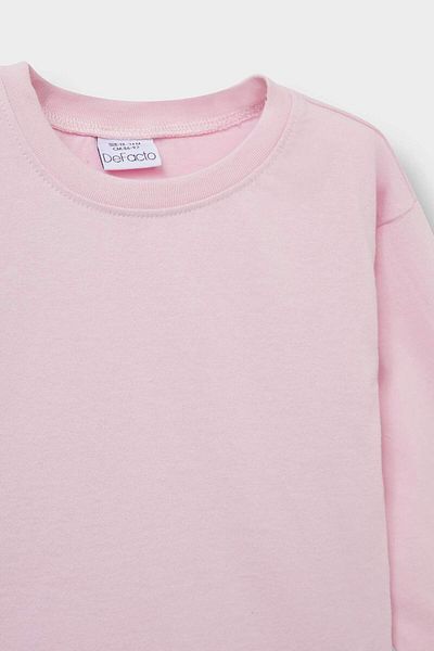 DeFacto Baby Girl Crew Neck Long Sleeve T-Shirt E8355A525Au