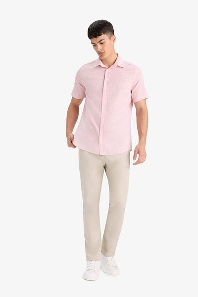 DeFacto Cotton Short Sleeve Shirt F6401Ax25Sm