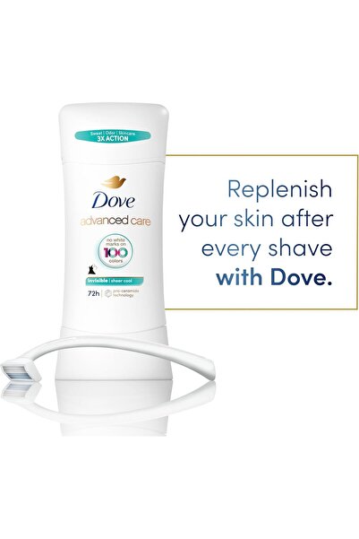 Dove Advanced Care Antiperspirant Deodorant Stick - Sheer Cool, 75 g