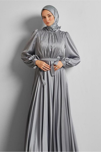 Alvina Satin Evening Dress 50528