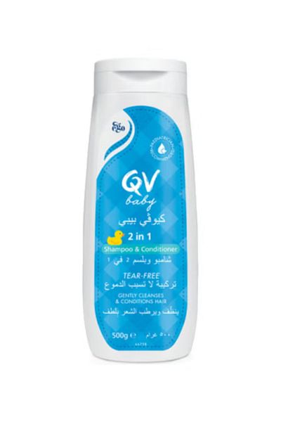 Qv Baby 2‑in‑1 Shampoo & Conditioner 500 ml