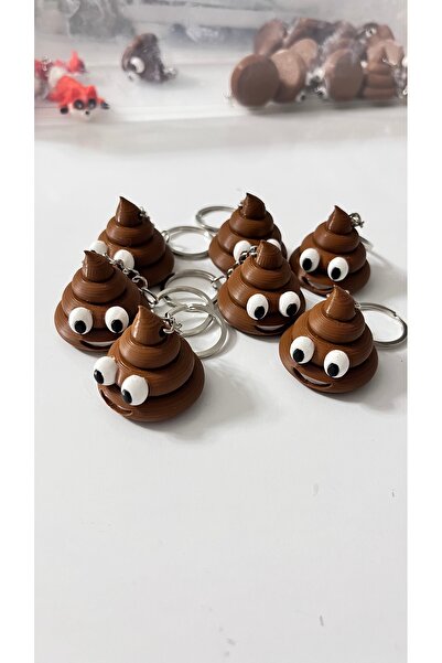 Ossa سلسلة مفاتيح بوب إيموجي لطيف