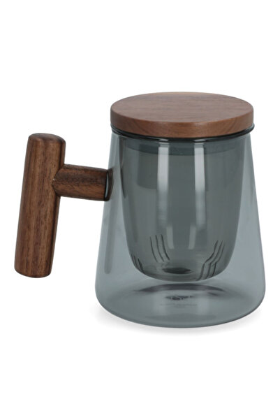 Bien Servi Tea Separation Cup with Ergonomic Handle and Lid