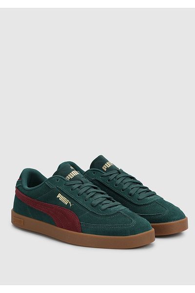 Puma E6Puma Club II Era Suede Green ανδρικό αθλητικό παπούτσια 40071712