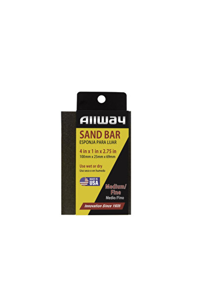 Allway Tools طلاء أكسيد الكاشط لشريط رملي متوسط النعومة رطب أو جاف