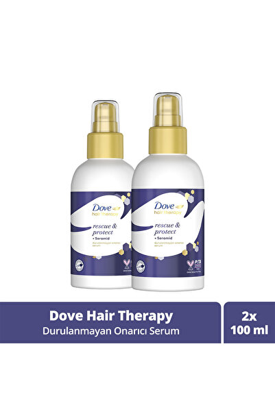 Dove Hair Therapy Durulanmayan Onarıcı Serum Rescue & Protect 100 ml x2