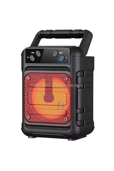 greatnice GTS-1361 Portable Mini Karaoke Bluetooth Speaker Multimedia Speaker with LED Light Portable Trolley