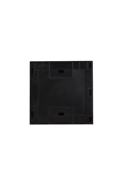 MasterLED Întrerupător tactil simplu, IP45, sticlă securizată, 86 x 86 x 7 mm, negru