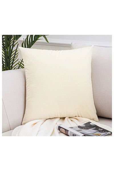 ElastiX shop Light Beige Velvet Pillowcase
