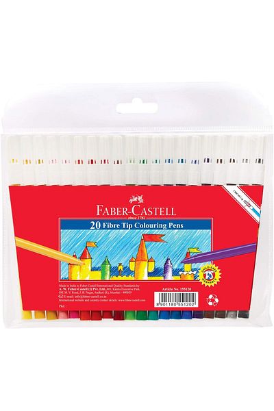 Faber Castell Faber-Castell Felt Pen 20 Color