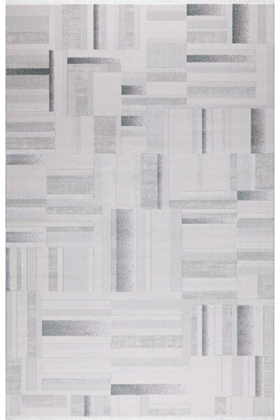 Pastel Halı Keops D169A Krem Yeşil Akrilik Salon Oturma Yatak Odası Halısı