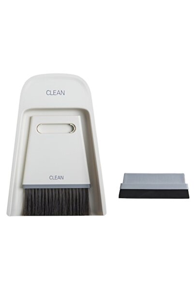 Danex Mini Broom and Dustpan Set, Danex, Household Use, Two Brushes, for Office/Kitchen/Home, 19.5x13.8x3.