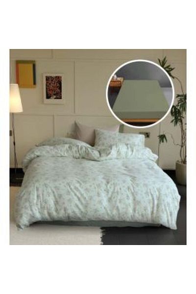 Ralex Bed linen Tricot Cotton 100% with cover for mattress 160/180 cm x 200 cm, duvet 200 x 230 cm, 2 pill